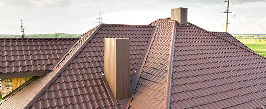 Residential Chimney Flashing Restoration in Commack, NY