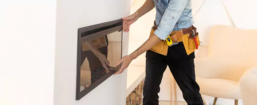 Metal Fireplace Installation in Commack, New York
