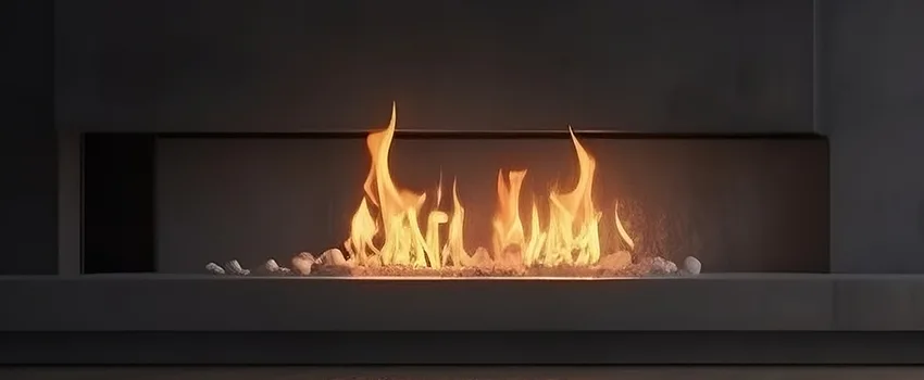 B-Vent Gas Fireplace Installation in Commack, NY