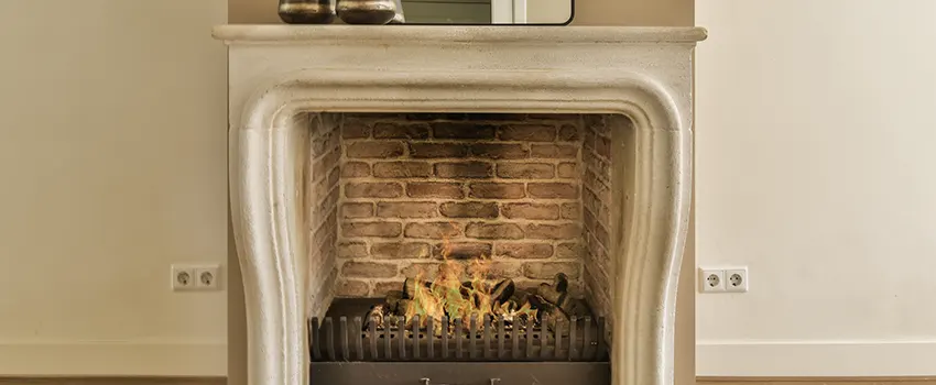 Vintage-style Fireplace Redesign in Commack, New York
