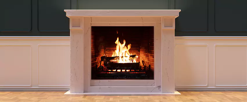Open Flame Wood-Burning Fireplace Installation Services in Commack, New York