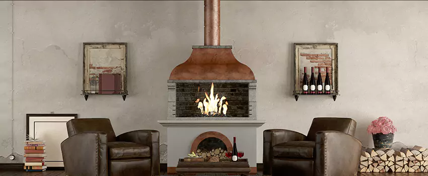 Thelin Hearth Products Providence Pellet Insert Fireplace Installation in Commack, NY