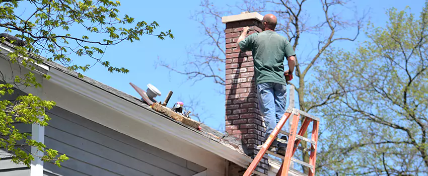 Vinyl and PVC Chimney Flashing Installation in Commack, NY