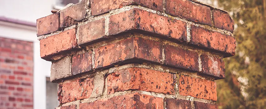 Cracked Chimney Bricks Repair Cost in Commack, New York